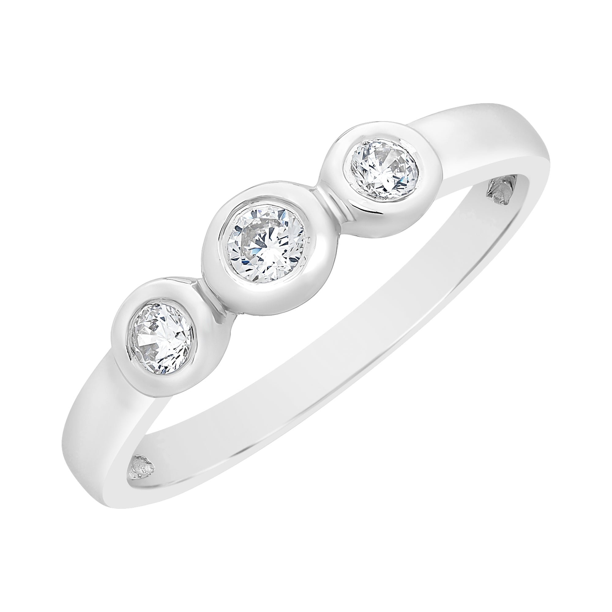 Sterling Silver Cubic Zirconia Ring