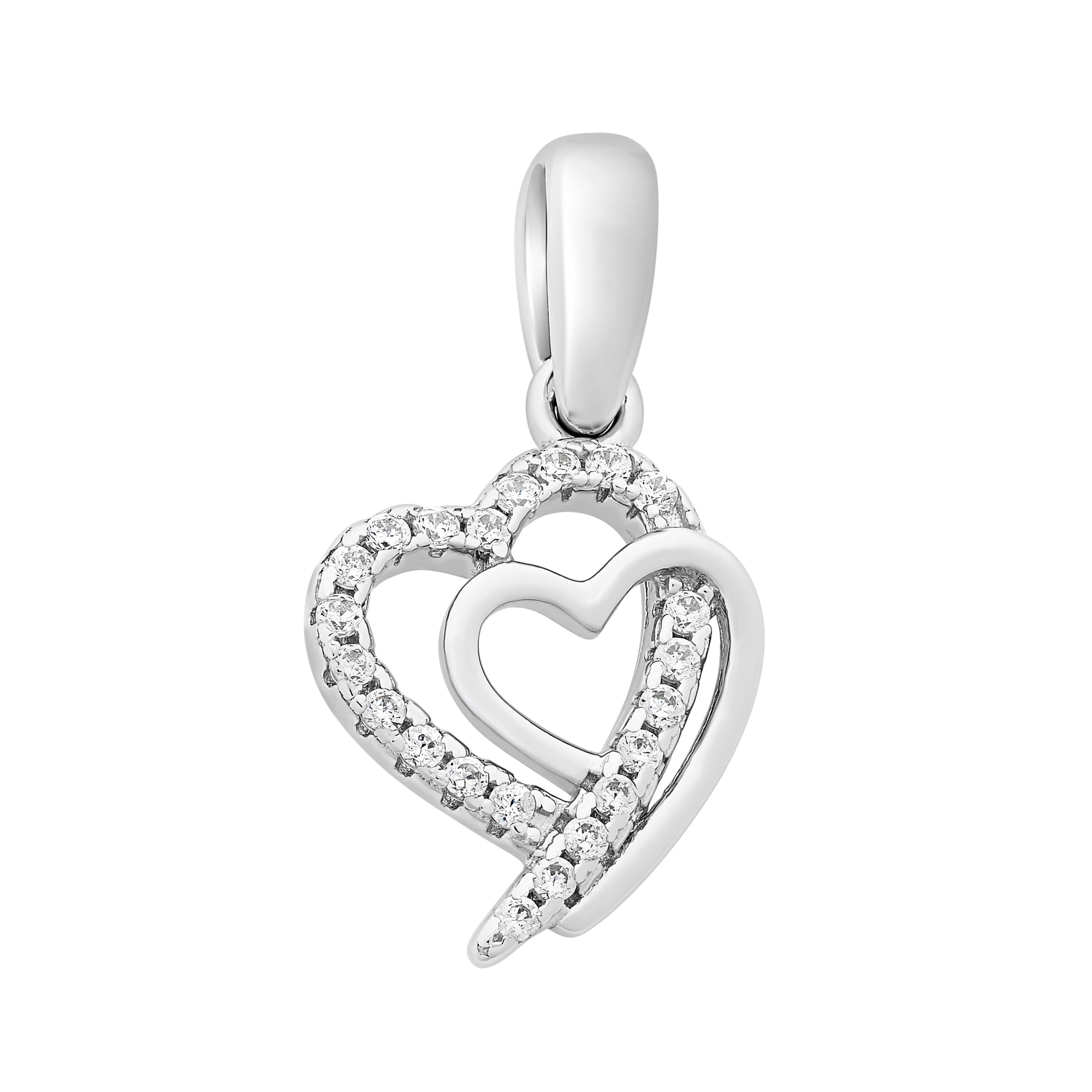 Sterling Silver Cubic Zirconia Pendant