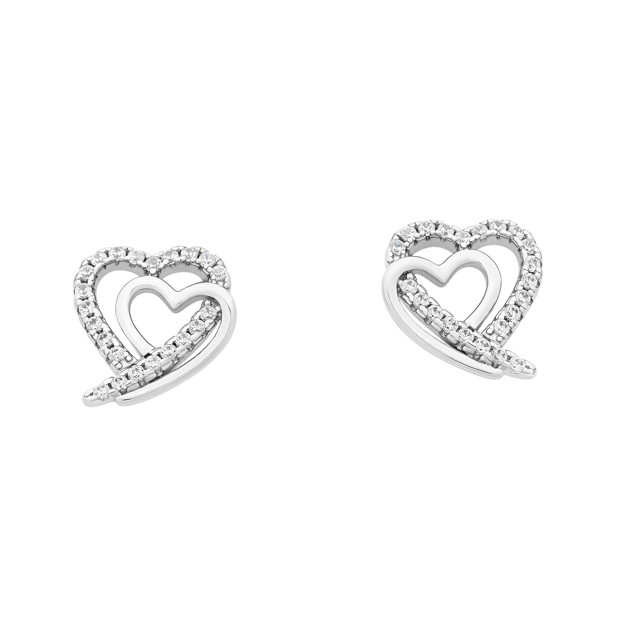Sterling Silver Cubic Zirconia Earrings