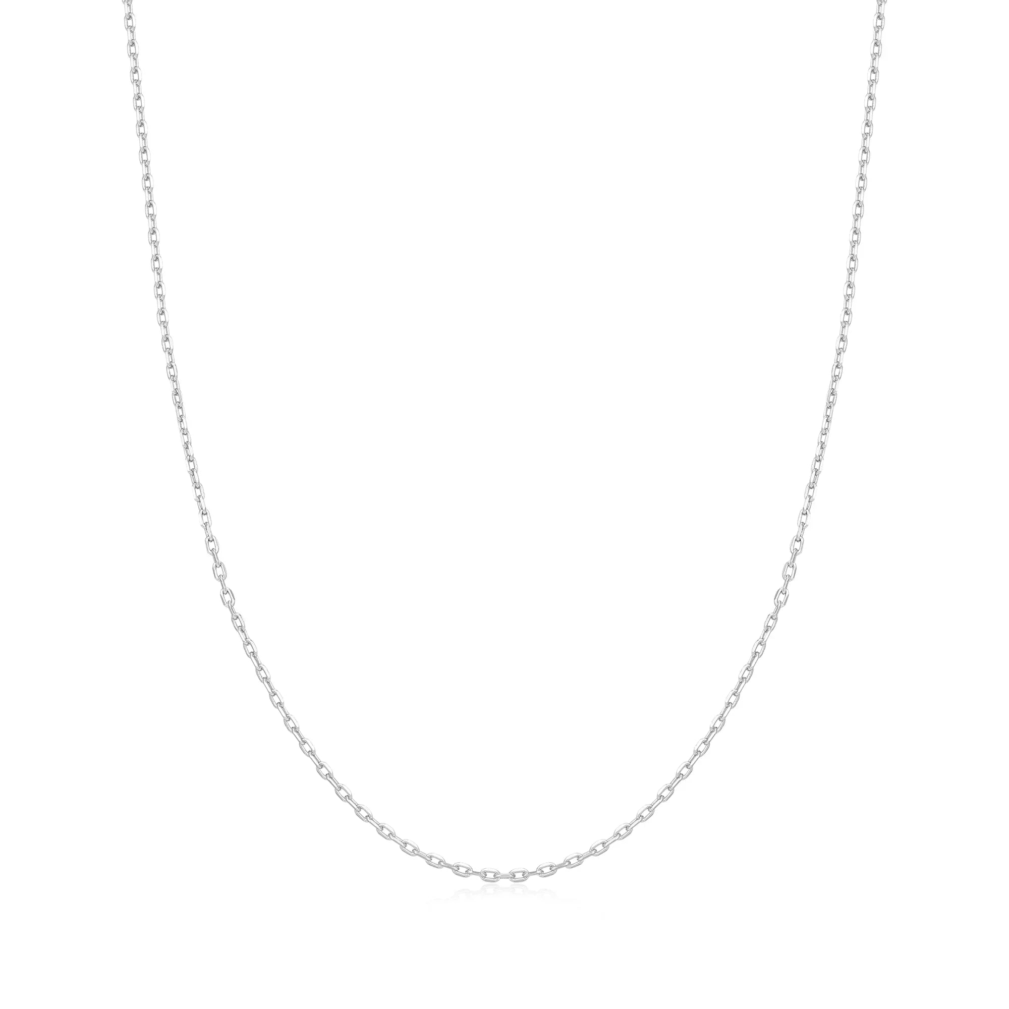 Ania Haie Silver Mini Link Charm Chain Necklace