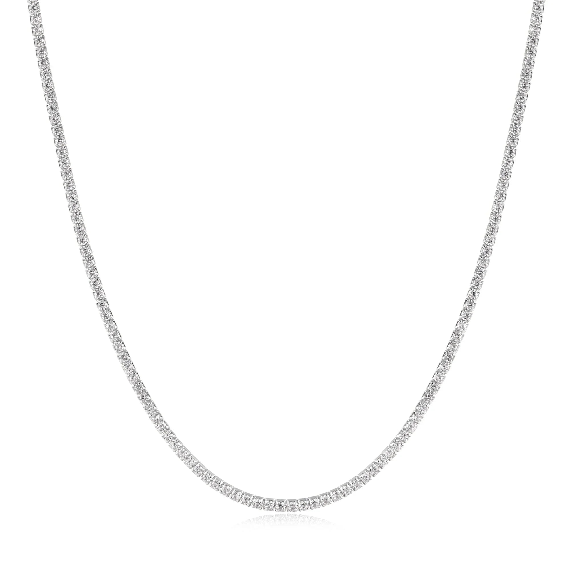 Ania Haie Silver Pave Necklace