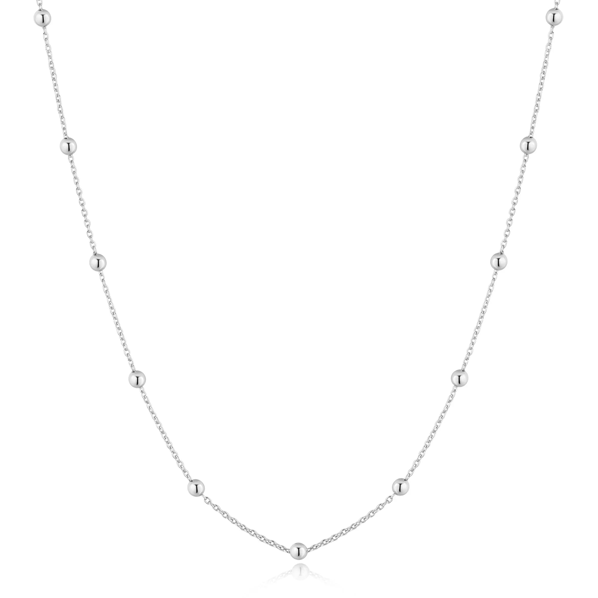 Ania Haie Silver Beaded Chain Necklace