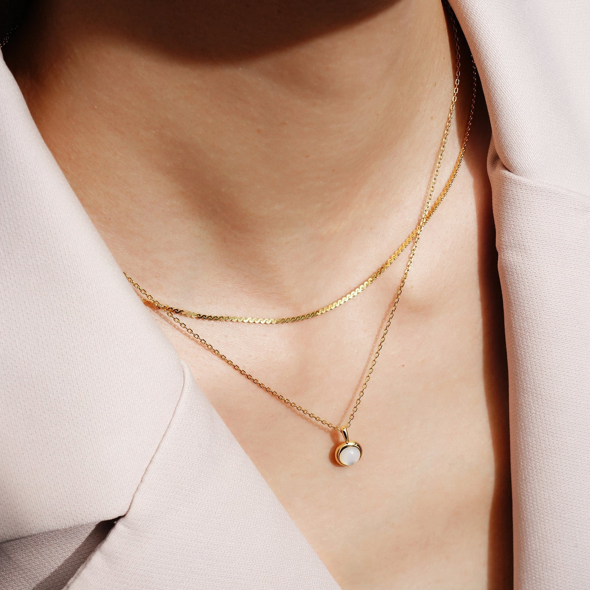 Ania Haie Gold Flat S Link Chain Necklace
