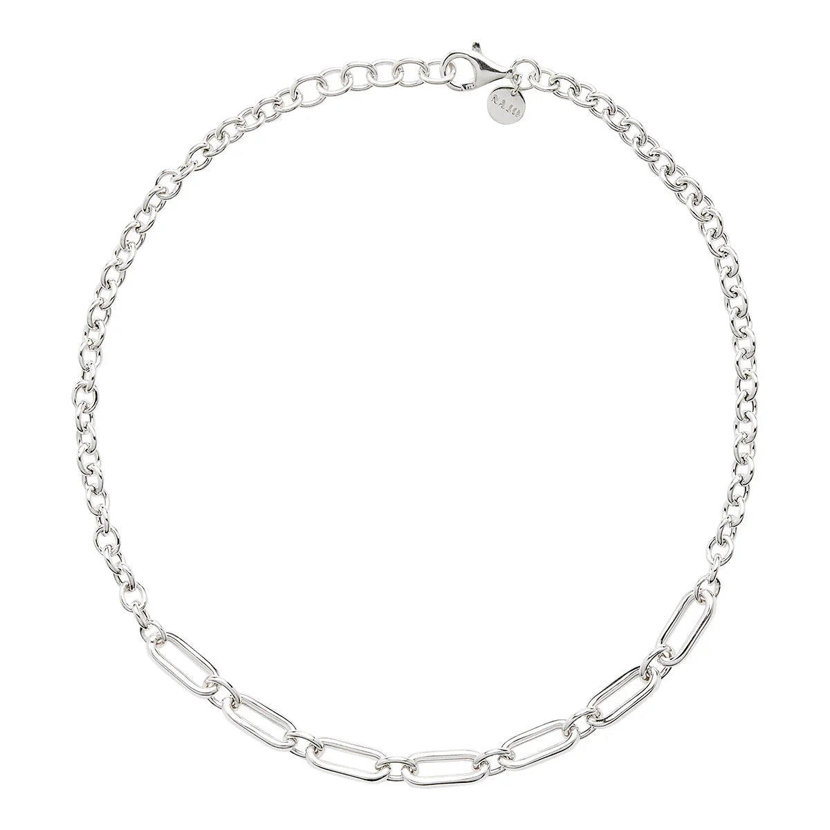 NAJO Sentiero Silver Chain Necklace (45cm+ext)