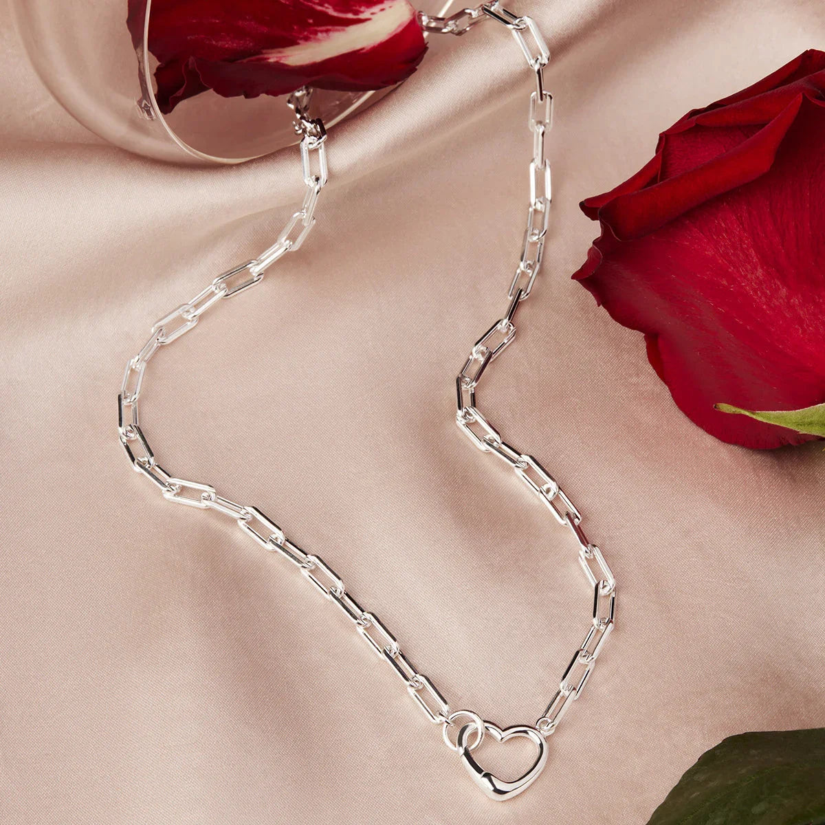 NAJO Cuore Chain Link Necklace (45cm)