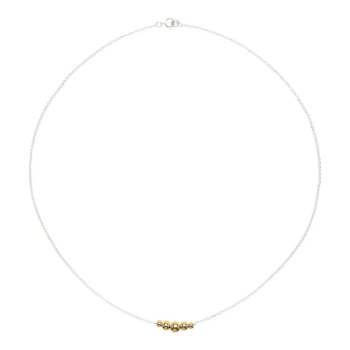 NAJO Oliva Two-Tone Necklace (45cm+ext)