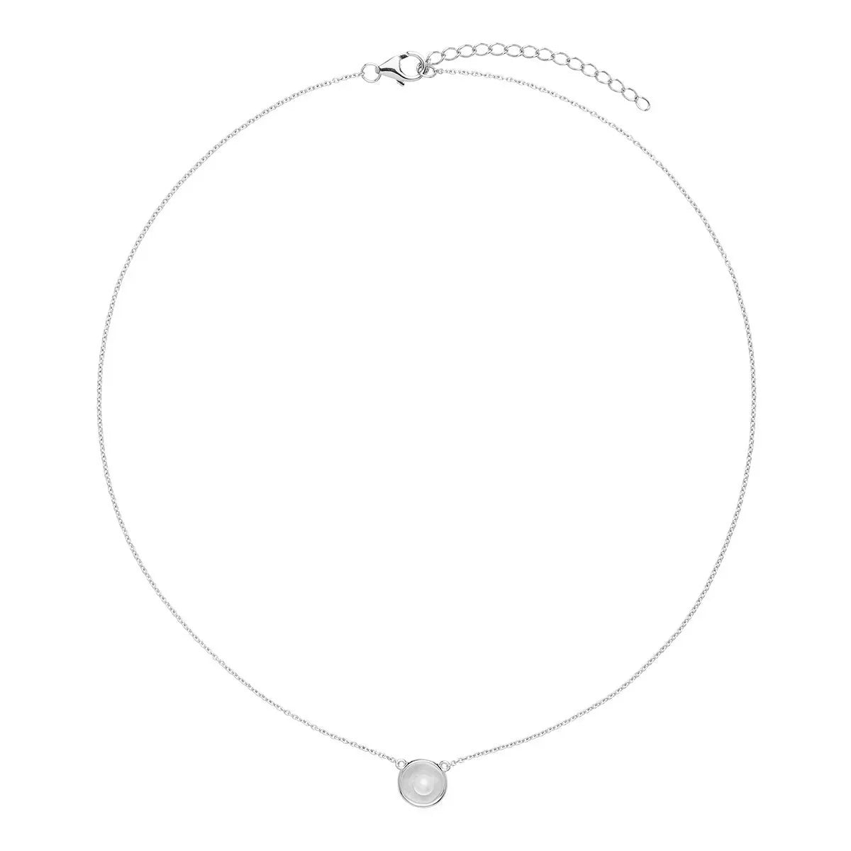 NAJO Capri Silver Pearl Necklace (42cm+ext)