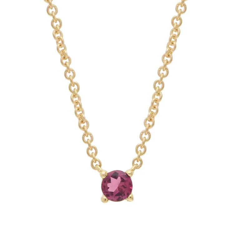 Tourmaline Necklace 40-45cm in 9ct Yellow Gold