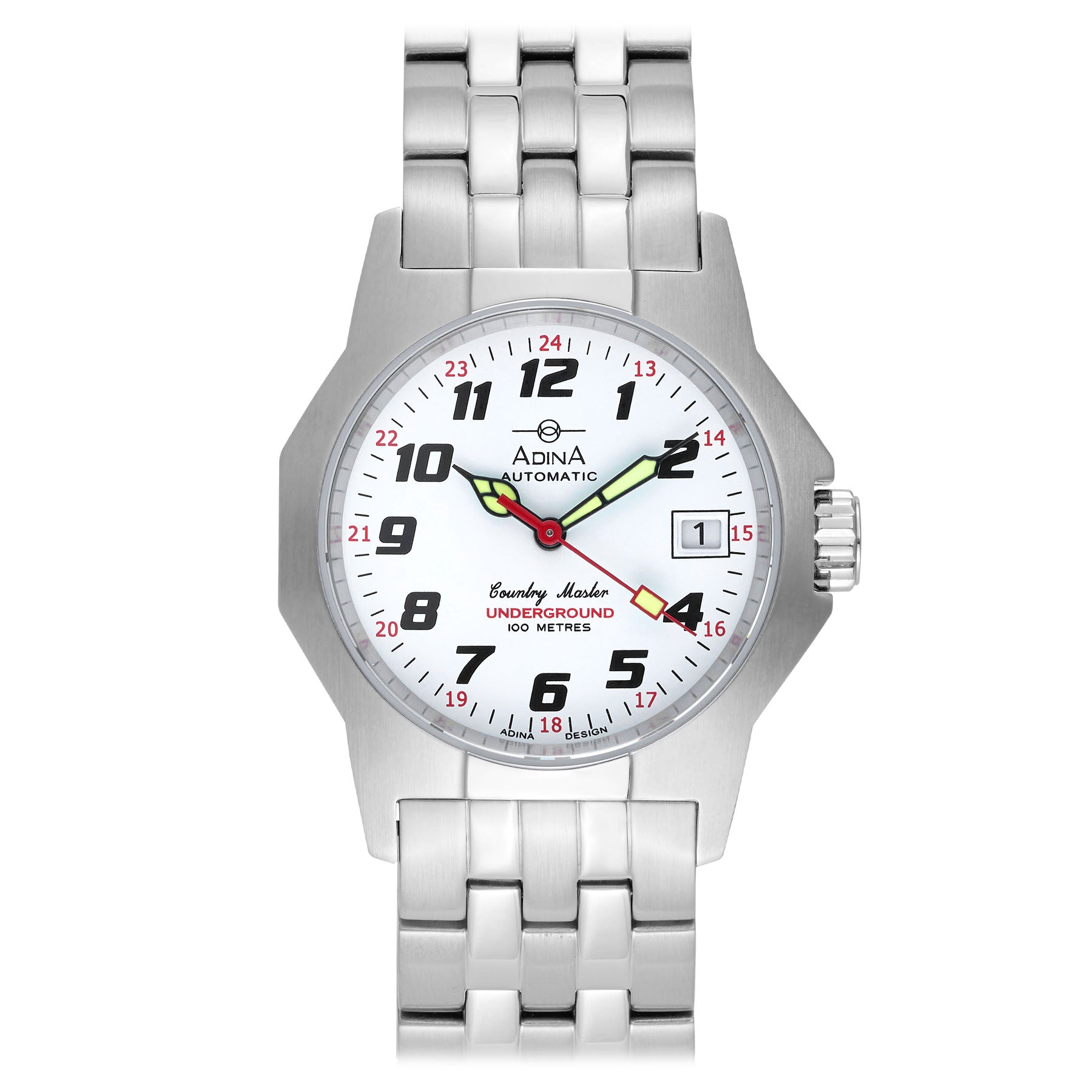 Adina Automatic Underground work watch NK151 S1FB