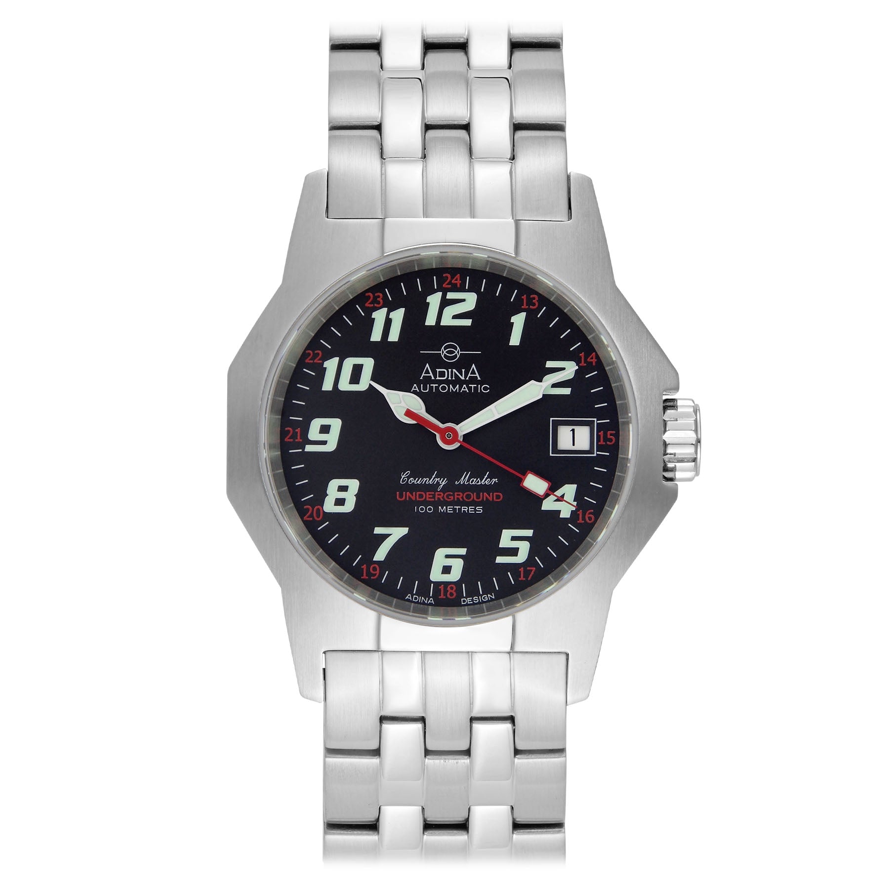 Adina Automatic Underground work watch NK151 S2FB