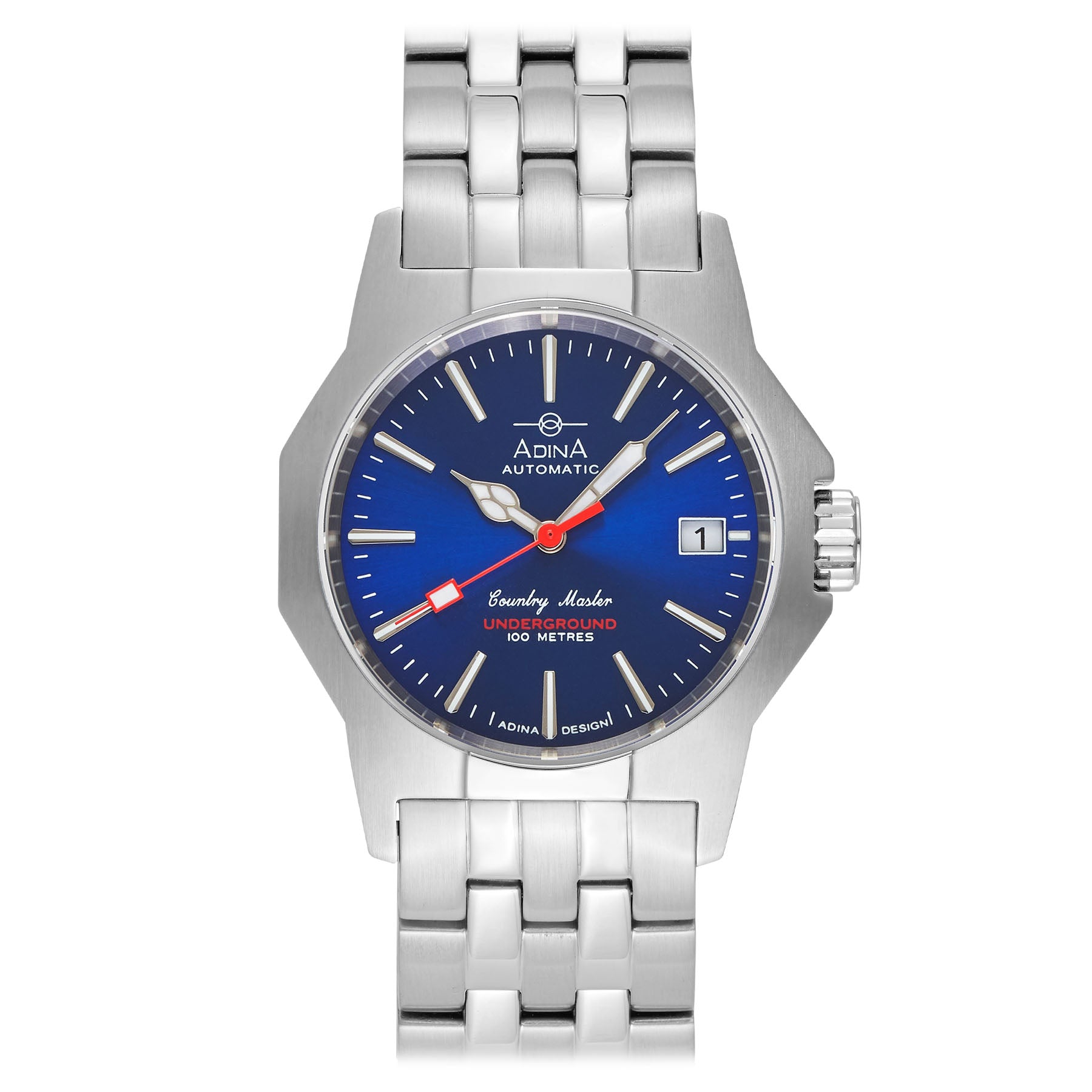 Adina Automatic Underground Country Master Work Watch NK151S6XB
