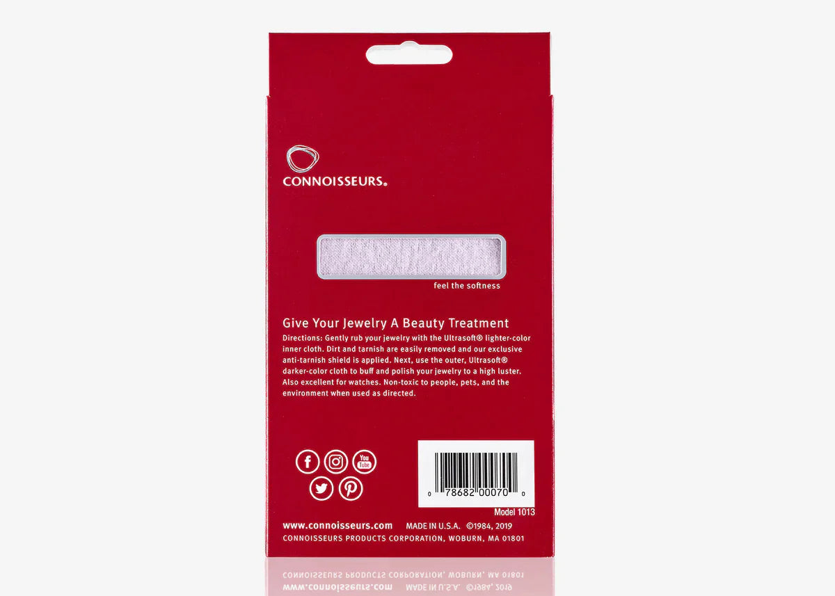 Connoisseurs Extra Large UltraSoft® Silver Jewellery Polishing Cloth