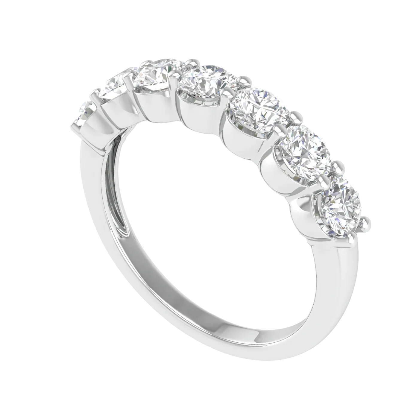 Diamond Fashion Ring with 1.00ct Diamonds in 18K White Gold
