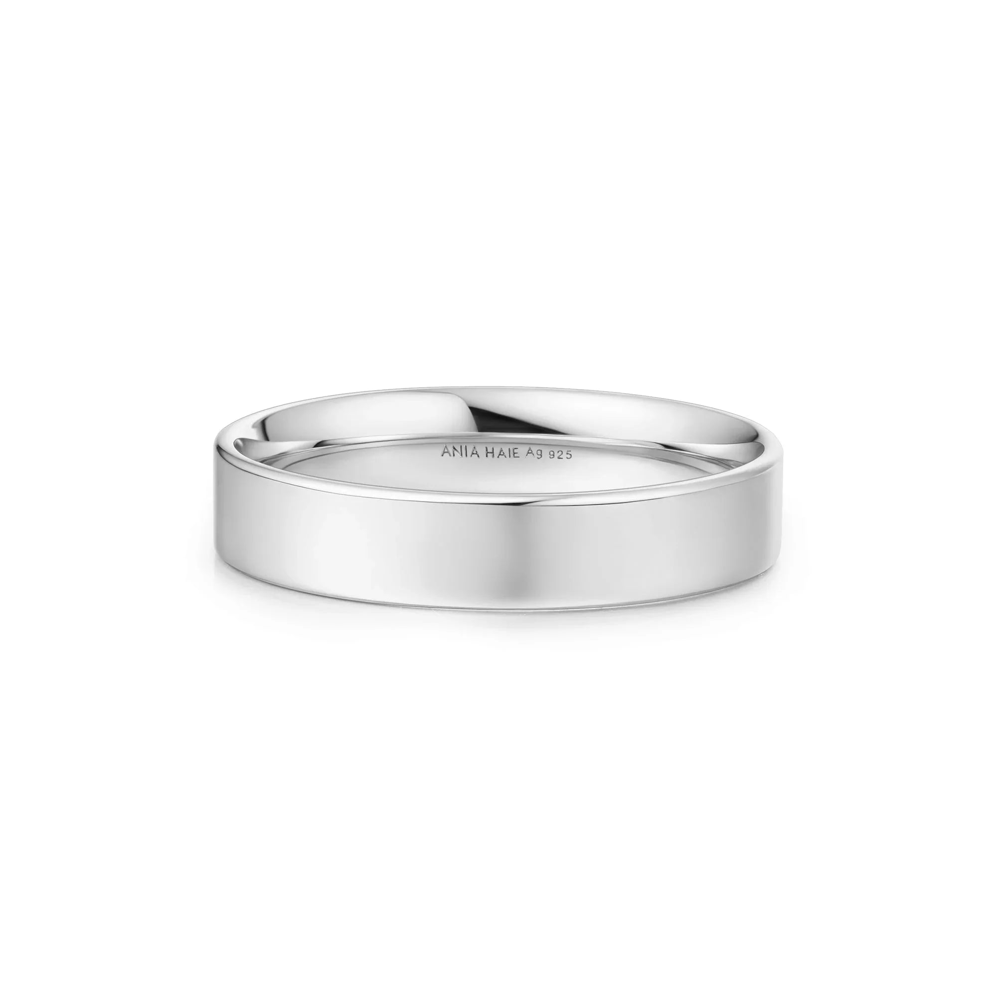 Ania Haie Silver Smooth Band 4mm