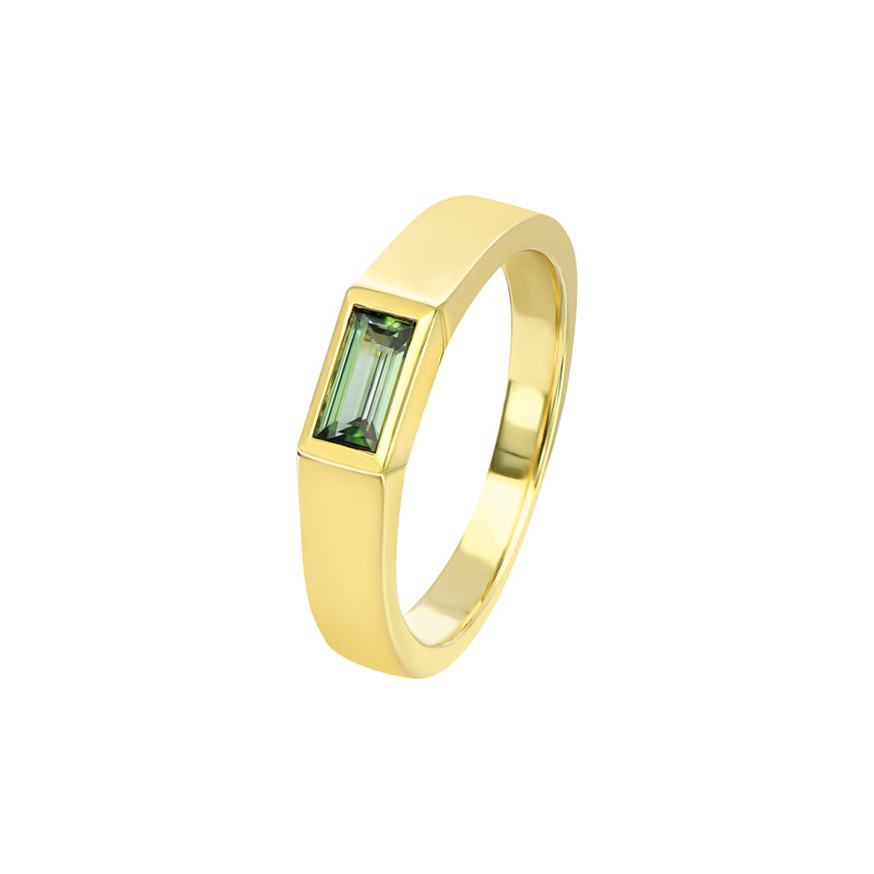 Australian Sapphire Avery Ring with Teal Sapphire