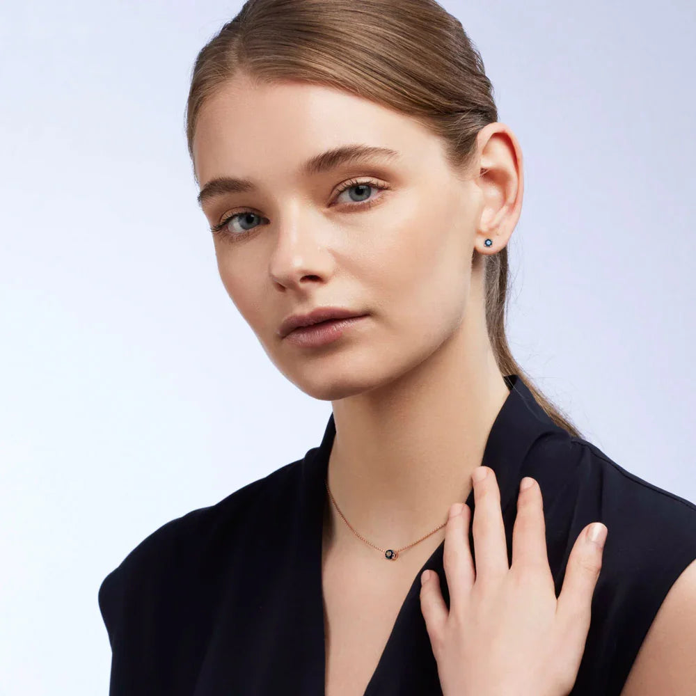 Australian Sapphire Maira Necklace with Teal Sapphire
