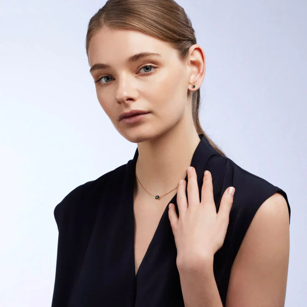 Australian Sapphire Adelia Necklace with Teal Sapphire