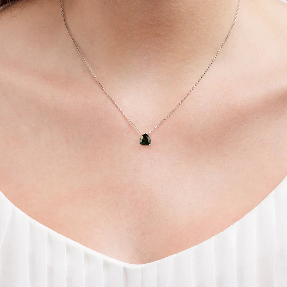 Australian Sapphire Maira Necklace with Blue Sapphire