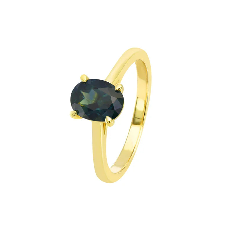 Australian Sapphire Maira Ring with Blue Sapphire