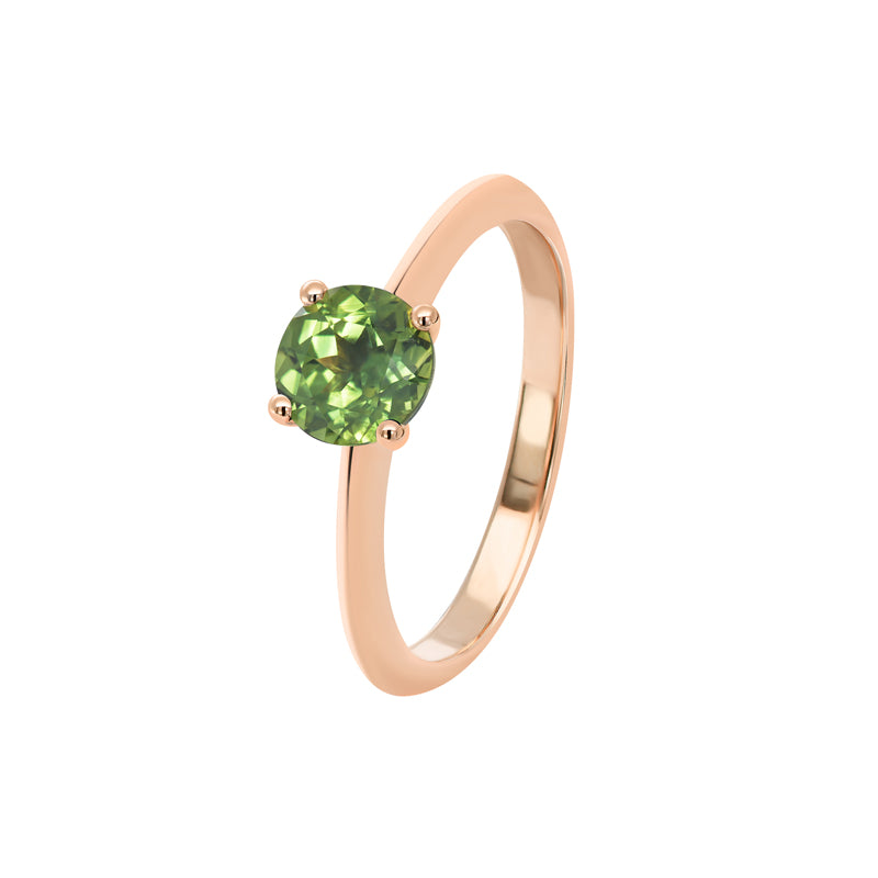 Australian Sapphire Amelia Ring with Green Sapphire