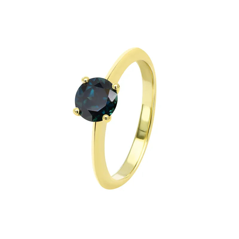 Australian Sapphire Amelia Ring with Blue Sapphire