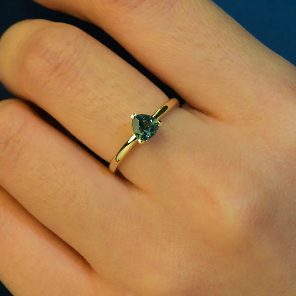 Australian Sapphire Maira Ring with Blue Sapphire