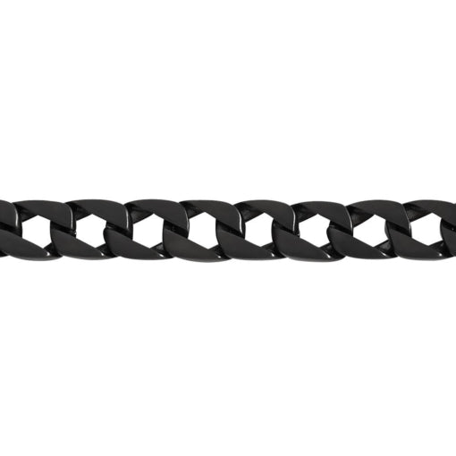 Stainless steel black bracelet