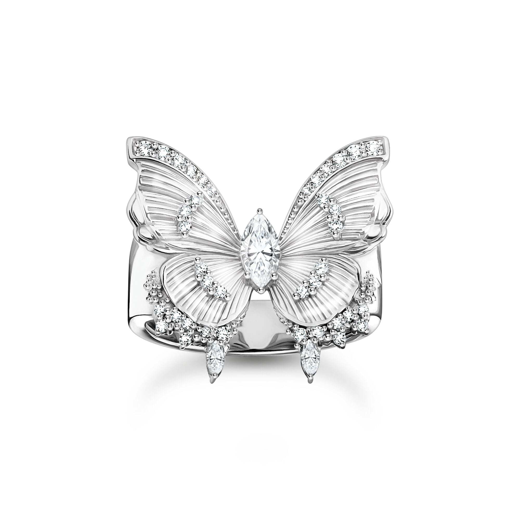 THOMAS SABO Butterfly Paradise Cocktail Ring in Silver
