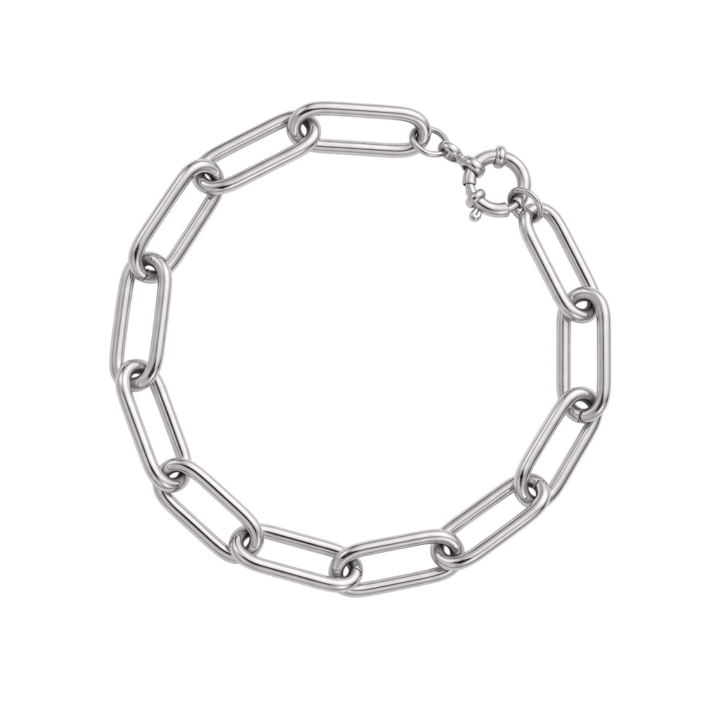 Chunky Paperclip Link Bracelet