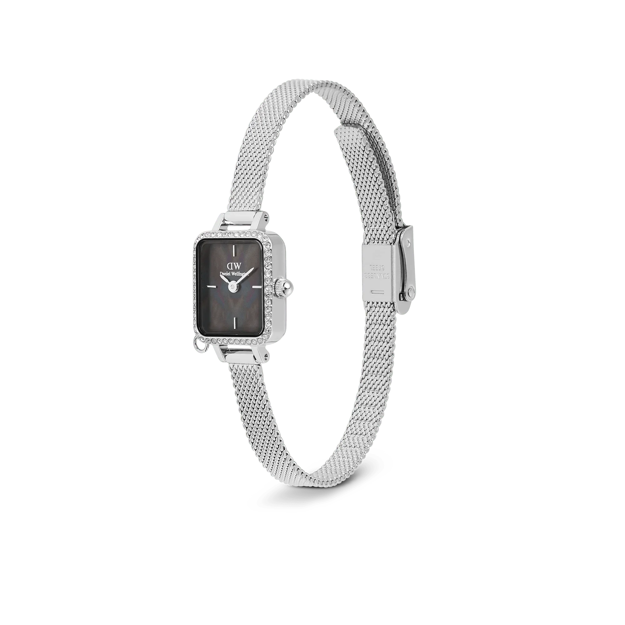 Daniel Wellington Quadro Mini Crystal Zodiac Sterling Watch