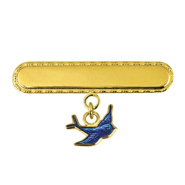 Blue Bird Brooch - Nangar Gems