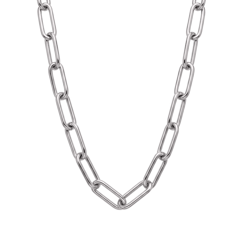 Chunky Paperclip Link Necklace