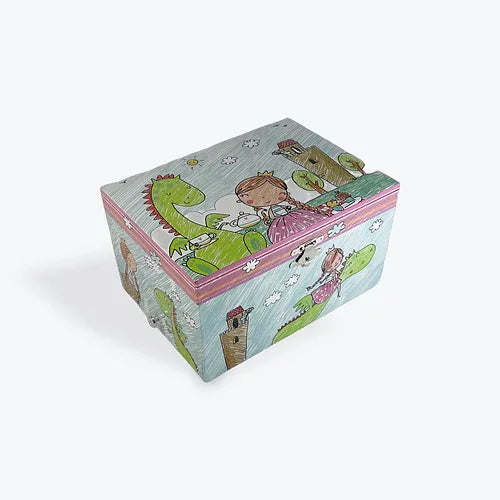 Dinosaur & Princess Jewellery Box - Nangar Gems