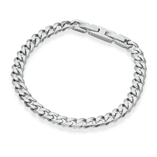 Stainless Steel Men's Cuban Bracelet - Nangar Gems