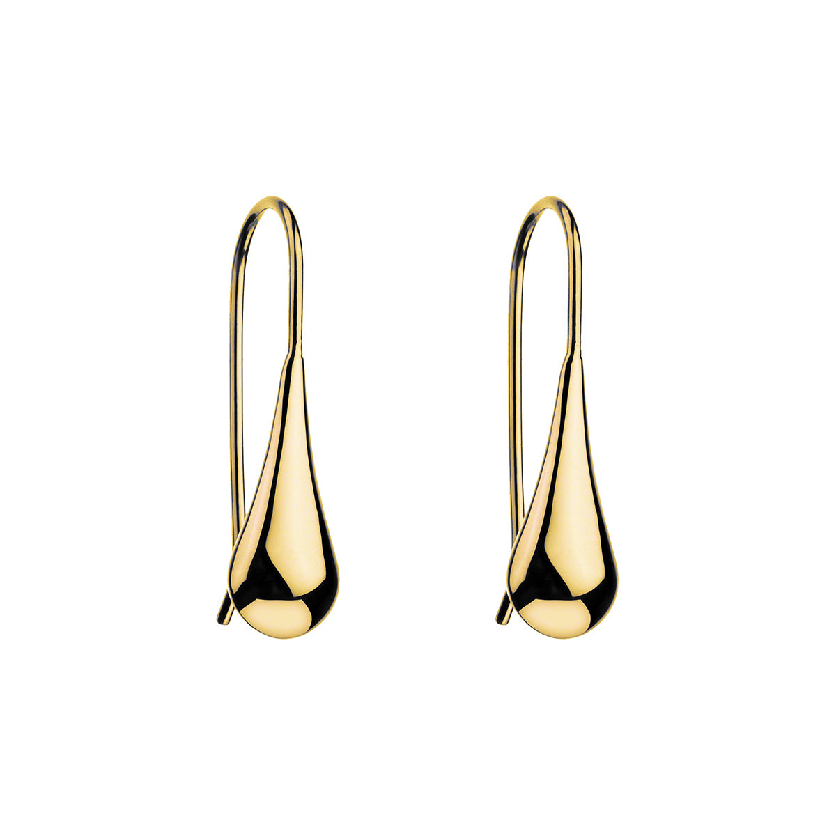 NAJO My Silent Tears Yellow Gold Earring