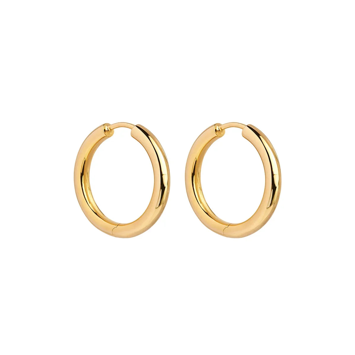 NAJO Subtle Yellow Gold Huggie Earring
