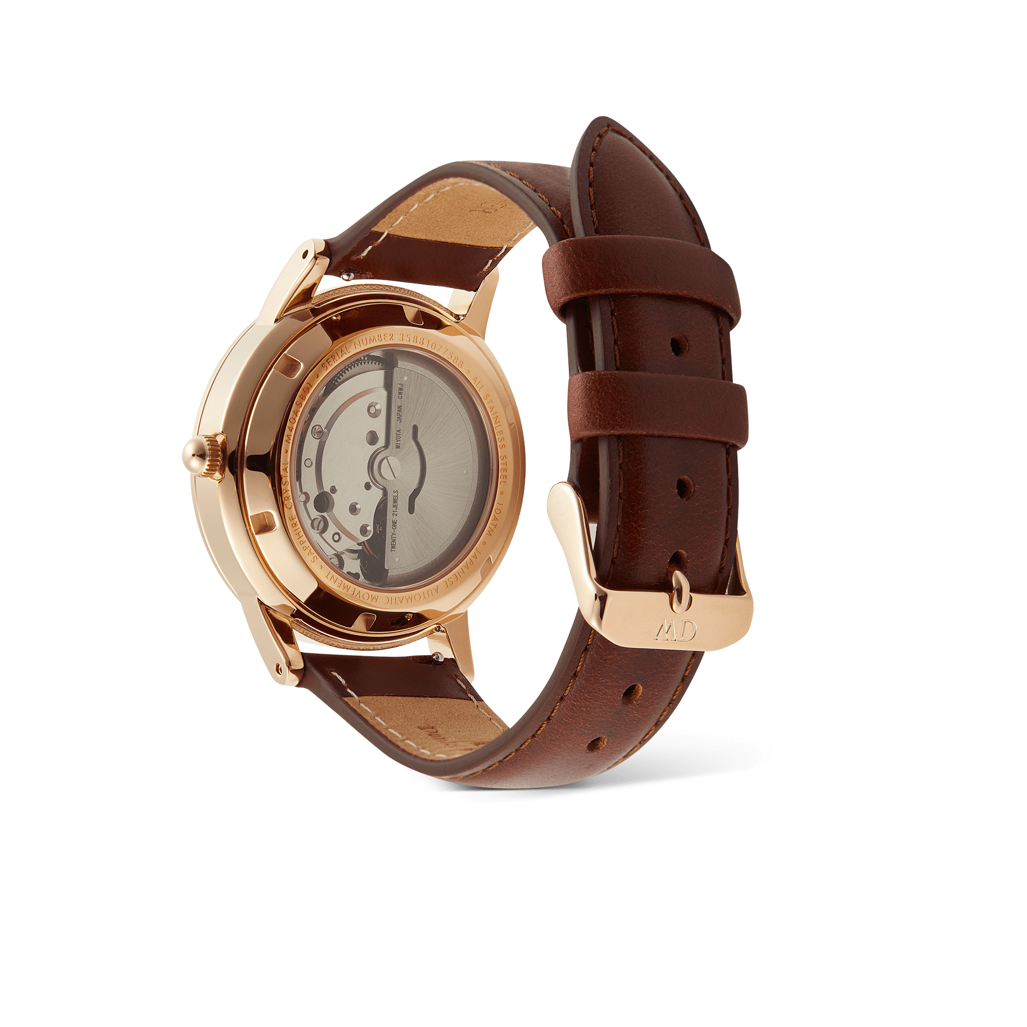 Daniel Wellington Iconic St Mawes Automatic Rose Gold Watch