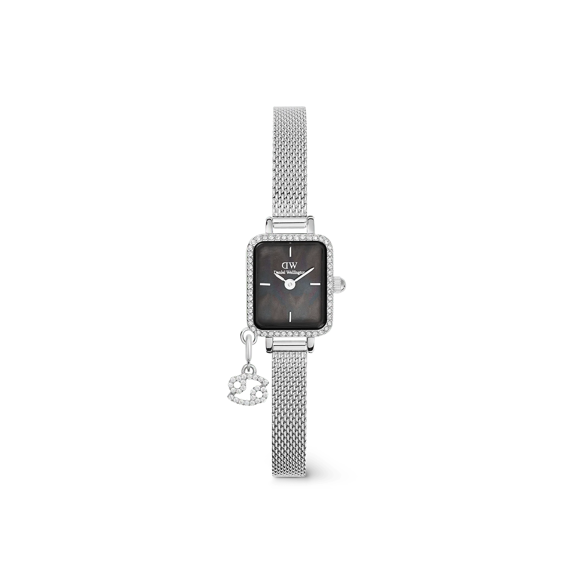 Daniel Wellington Quadro Mini Crystal Zodiac Sterling Watch