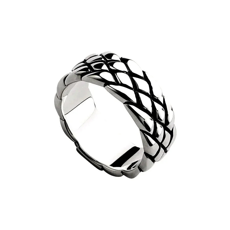 NAJO Ophidian Mens Oxidised Ring