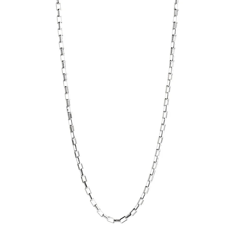 NAJO Veneto Mens Silver Chain (55cm)