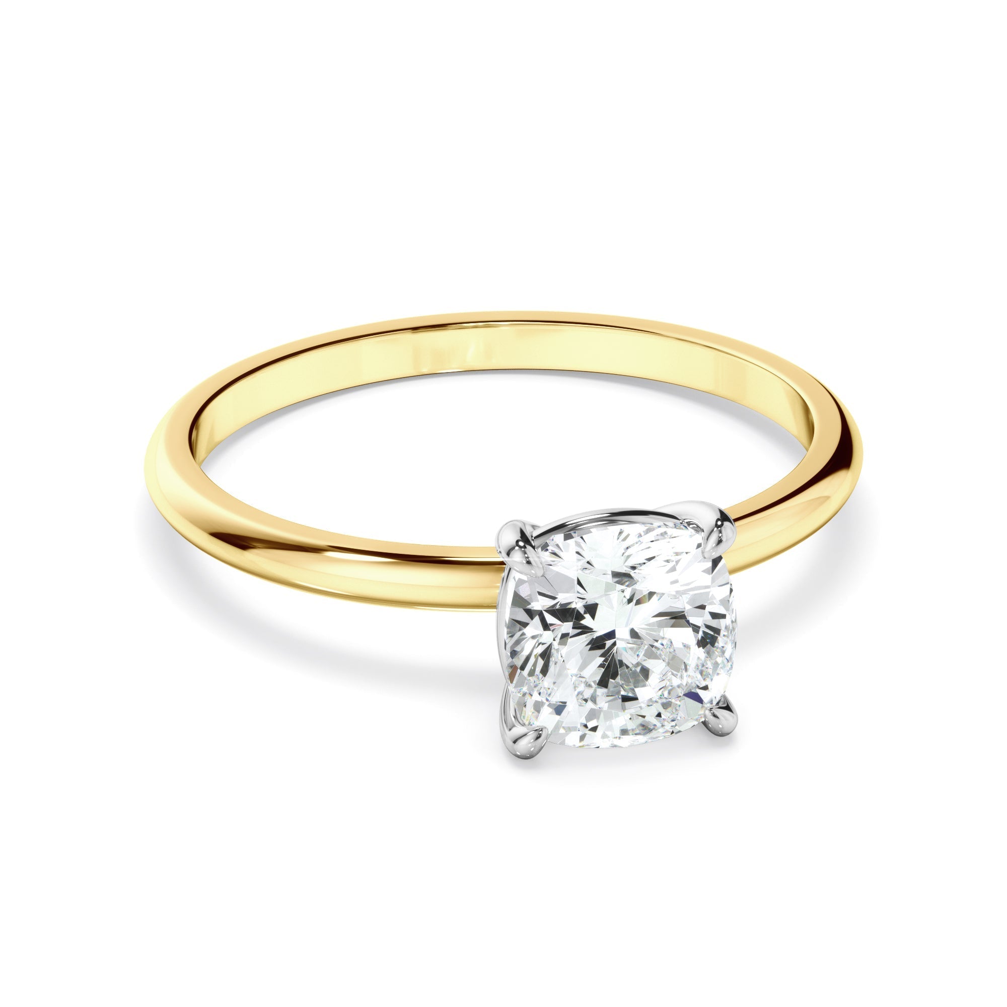 [TEST] Cushion Cut Diamond Solitaire Engagement Ring
