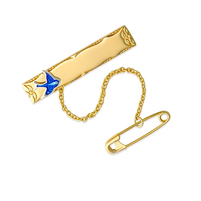 Tyler Bluebird Rectangle Childrens Brooch