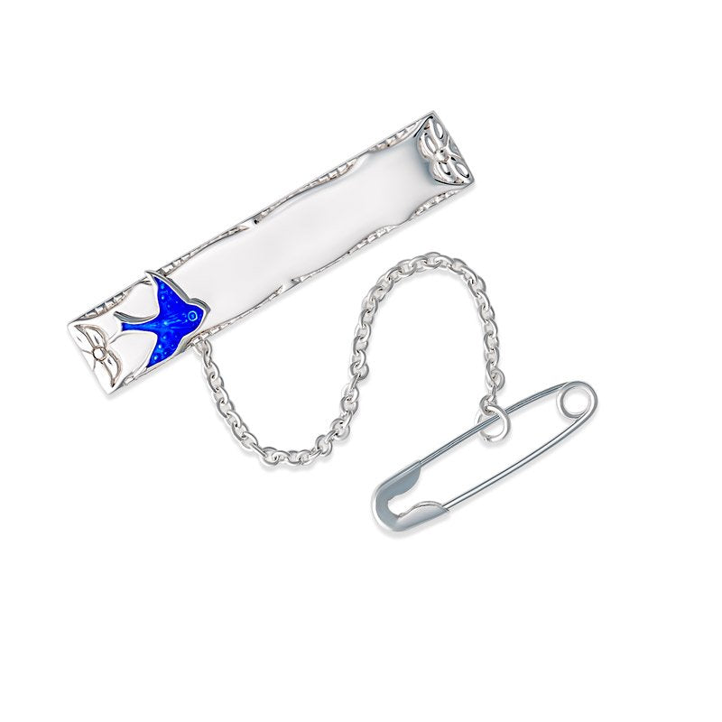 Tyler Bluebird Rectangle Childrens Brooch