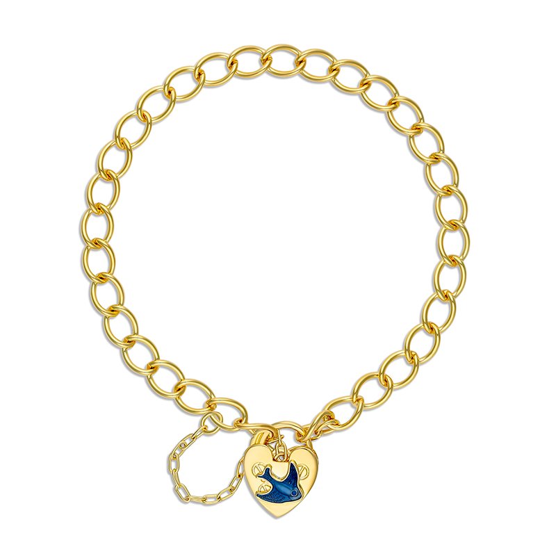 Brooklyn Bluebird Curb Bracelet