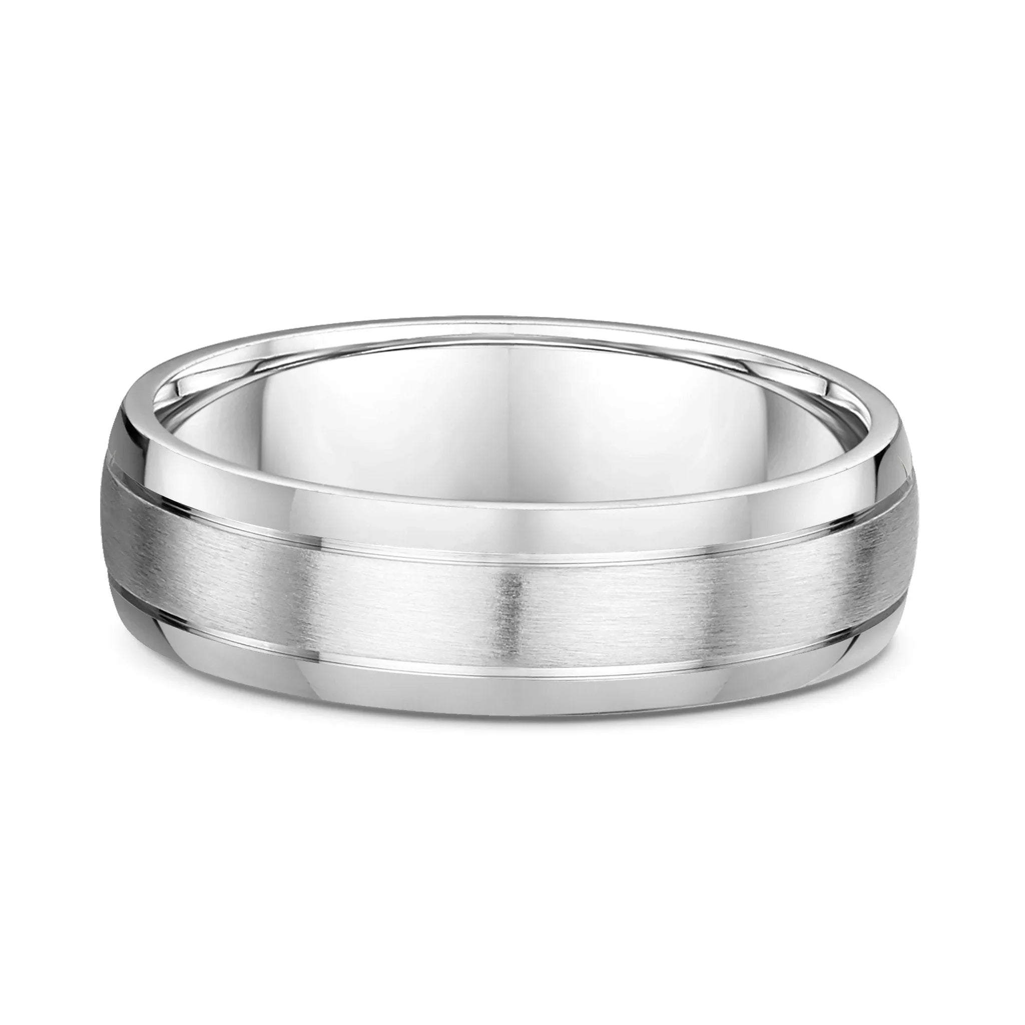 9ct White Gold Wedding Ring