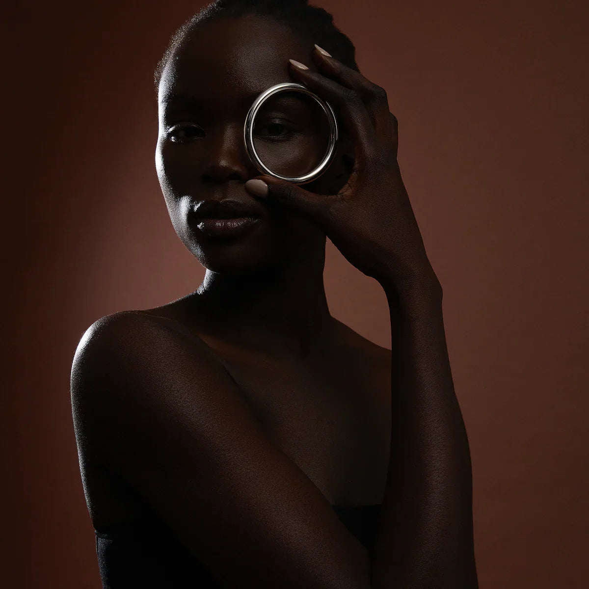 NAJO 8mm Silver Golf Bangle