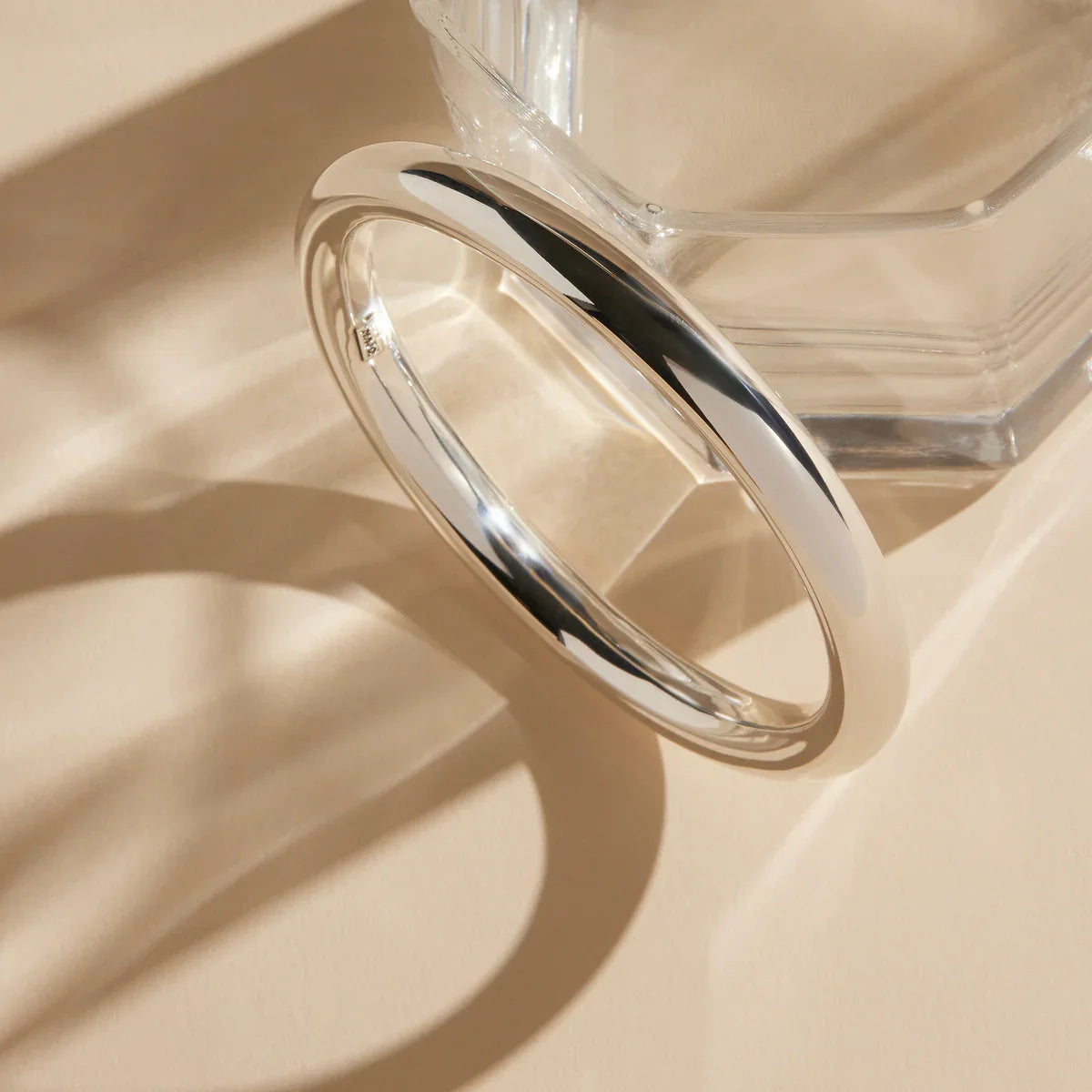 NAJO 8mm Silver Golf Bangle