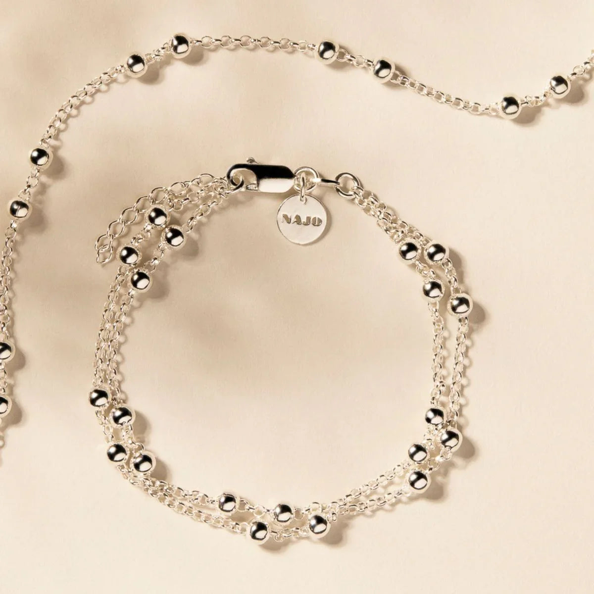 NAJO Mattina Silver Bracelet (19cm + ext)