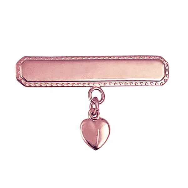 Baby Brooch With Heart Drop - Nangar Gems