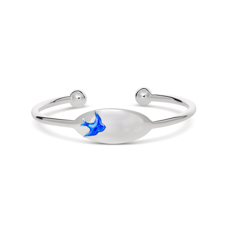 Silver Blue Bird Cuff - Nangar Gems